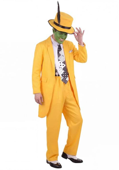 Men's Loud and Zany Yellow Zoot Suit Costume - US 9121