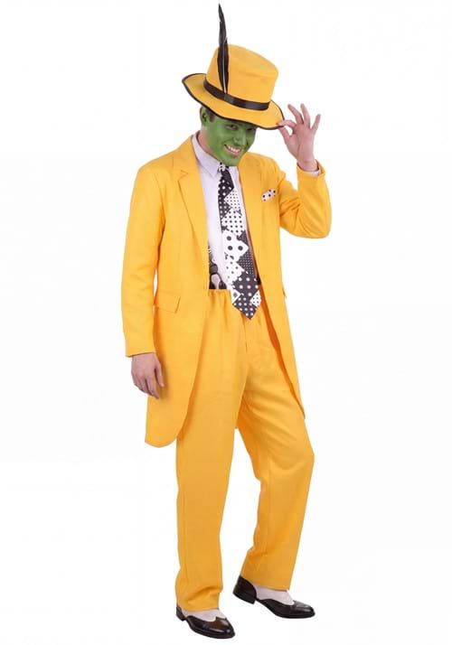 Men's Loud and Zany Yellow Zoot Suit Costume - US 9121