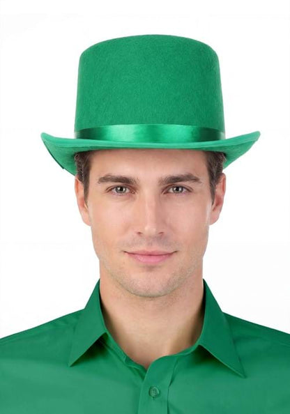 Adult Lucky Green Top Hat Accessory - US 6216
