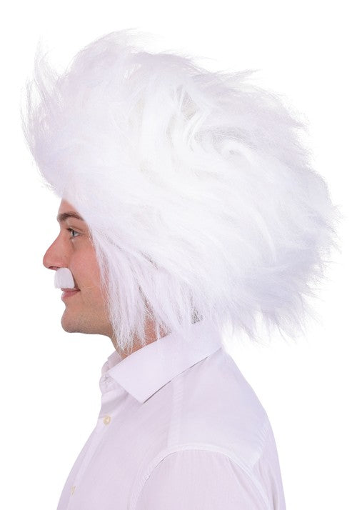 Adult Mad Scientist Costume Wig and Mustache Kit - US 9749