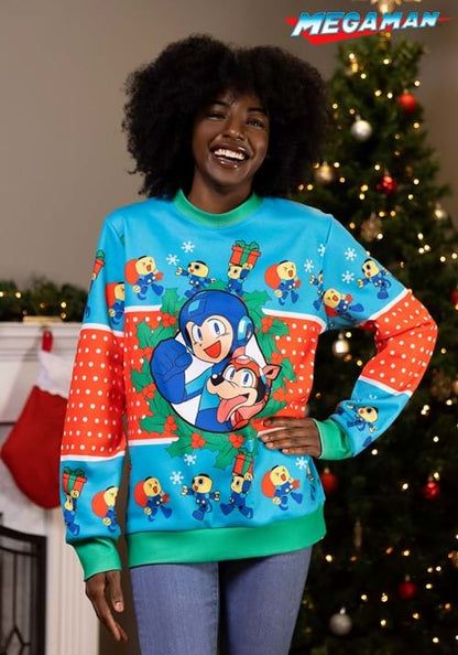Megaman Christmas Sweater for Adults - US 7478