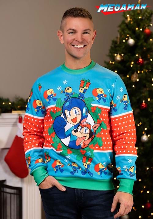 Megaman Christmas Sweater for Adults - US 7478