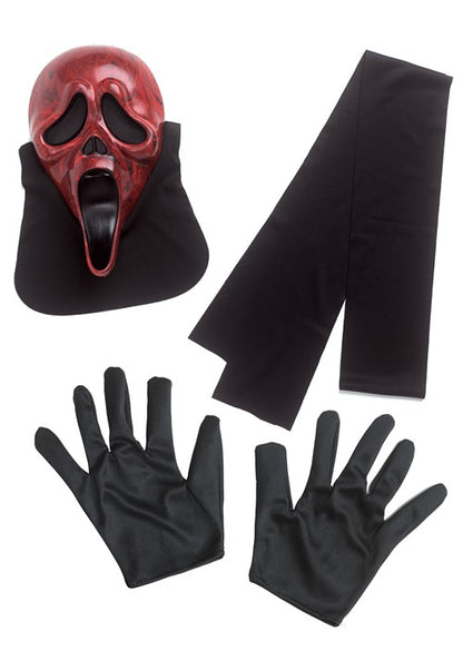 Adult Midnight Red Ghost Face Costume - US 7407