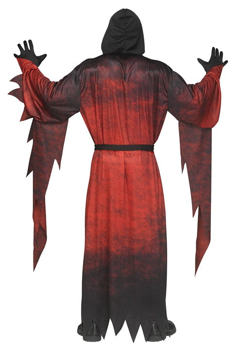 Adult Midnight Red Ghost Face Costume - US 7407