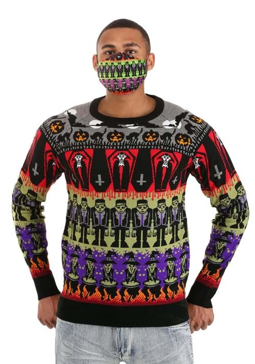 Monsters Sublimated Face Mask for Adults - US 9964