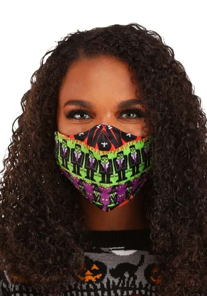 Monsters Sublimated Face Mask for Adults - US 9964