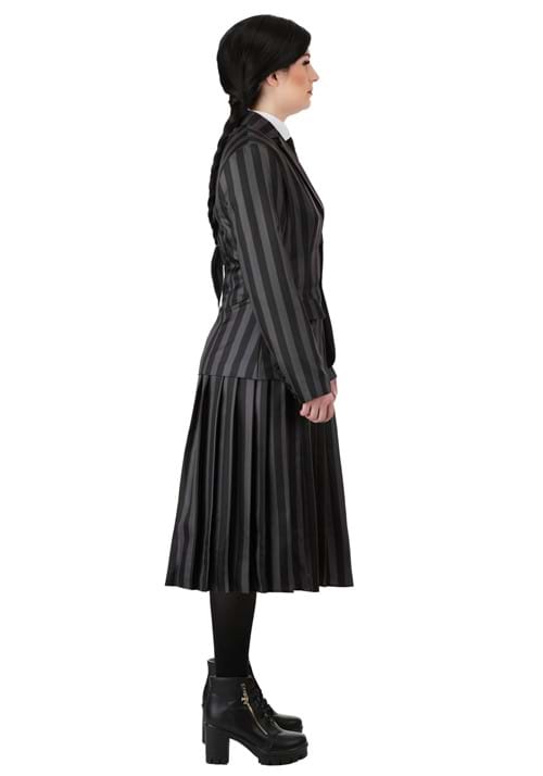 Deluxe Nevermore Academy Wednesday Women's Costume - US 8393