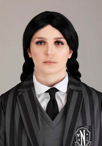 Deluxe Nevermore Academy Wednesday Women's Costume - US 8393