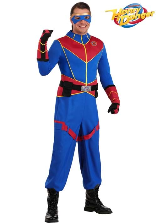 Men's Nickelodeon Henry Danger Captain Man Costume - US 1078