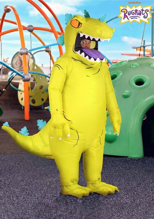 Adult Nickelodeon Rugrats Inflatable Reptar Costume - US 8259