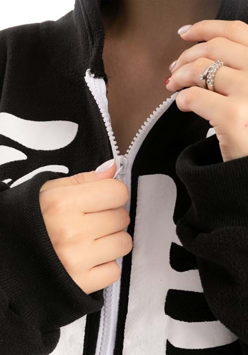 Adult Skeleton Hooded Onesie - US 7545