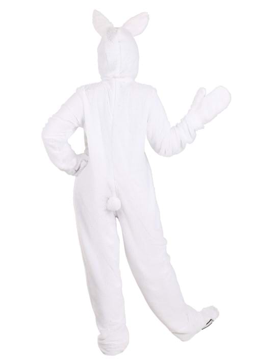Adult Open Face White Bunny Costume - US 1213