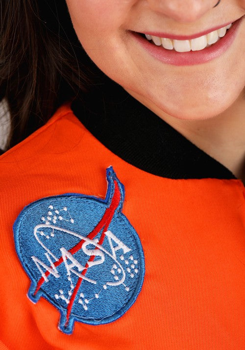 Orange Astronaut Jumpsuit Adult Costume - US 5795