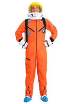 Orange Astronaut Jumpsuit Adult Costume - US 5795