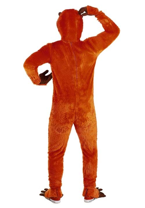 Orange Orangutan Costume for Adults - US 0548
