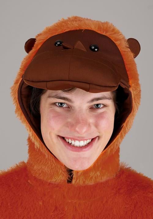 Orange Orangutan Costume for Adults - US 0548