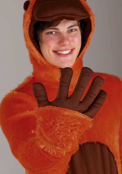 Orange Orangutan Costume for Adults - US 0548