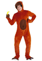 Orange Orangutan Costume for Adults - US 0548