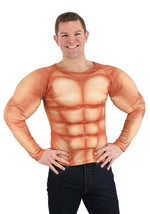 Adult Padded Muscle Costume Shirt - US 3552