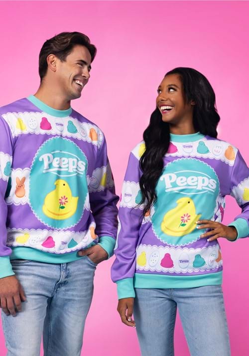 Adult Peeps Ugly Easter Sweater - US 2283
