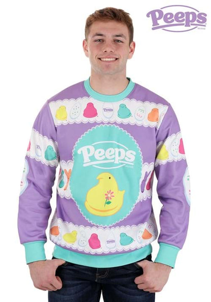 Adult Peeps Ugly Easter Sweater - US 2283