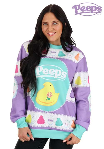 Adult Peeps Ugly Easter Sweater - US 2283