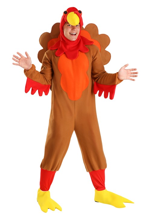 Perky Turkey Costume for Adults - US 3770