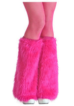 Adult Pink Furry Boot Covers - US 0855