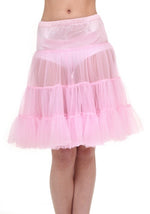 Adult Pink Knee Length Crinoline - US 8924