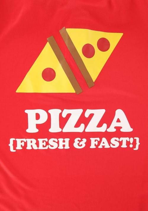 Pizza Delivery Guy Adult Costume with Box - US 6187