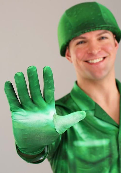 Adult Plastic Green Army Man Costume - US 9279