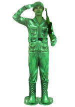 Adult Plastic Green Army Man Costume - US 9279