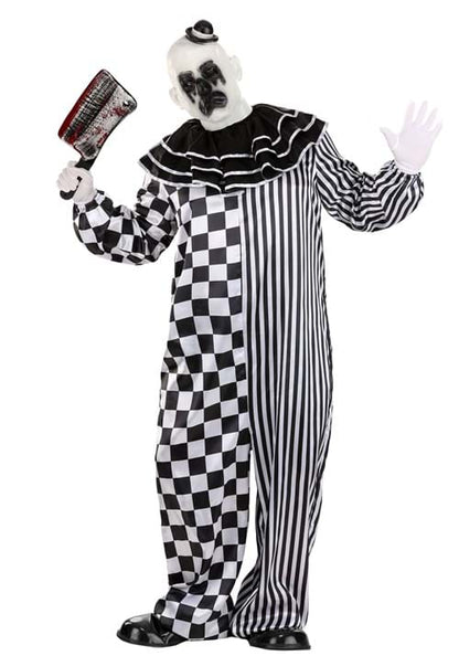 Plus Size Killer Gothic Clown Adult Costume - US 8353