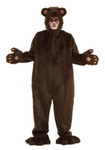 Plus Size Adult Deluxe Furry Brown Bear Costume - US 1314