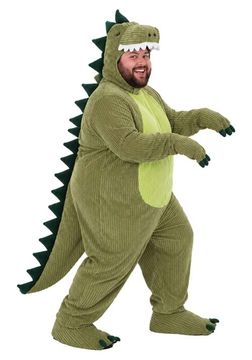 Adult Plus Size Green T-Rex Costume - US 8715