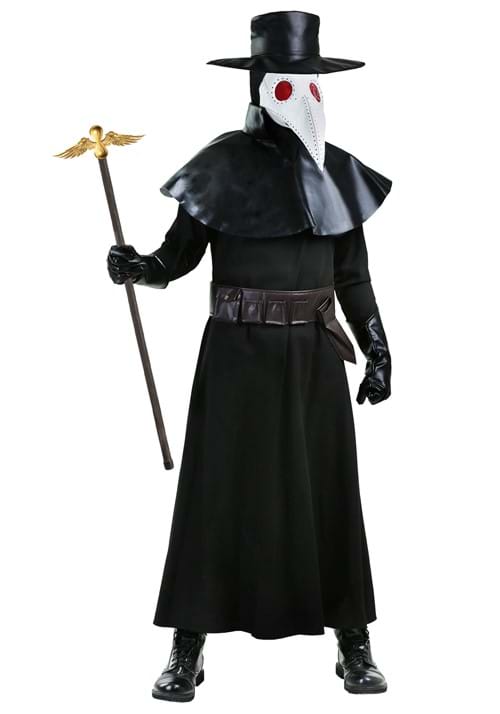 Adult Plus Size Plague Doctor Costume - US 1803