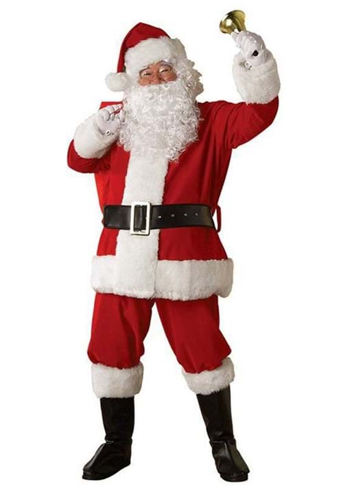 Adult Regal Santa Plus Size Costume - US 4157