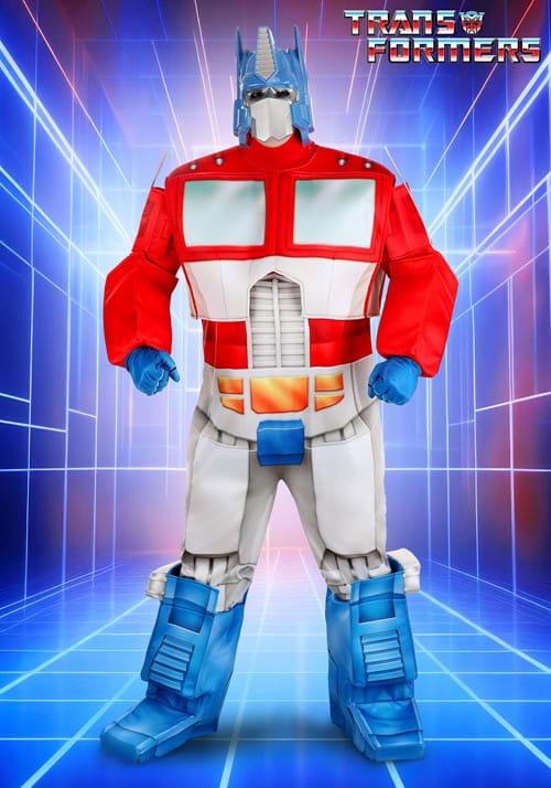 Plus Size Transformers Retro Optimus Prime Costume for Adults - US 6048