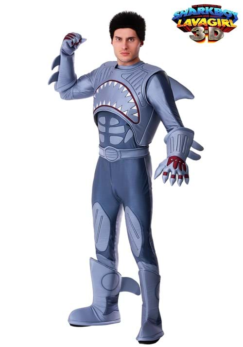 Plus Size Sharkboy and Lavagirl Adult Sharkboy Costume - US 9375