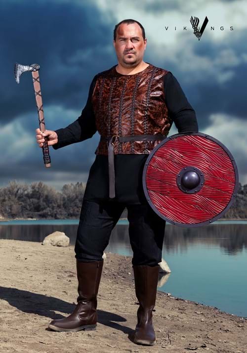 Plus Size Vikings Bjorn Ironside Men's Costume - US 5217