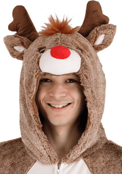 Adult Plush Reindeer Costume - US 7333