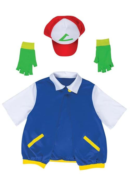 Adult Pokémon Ash Ketchum Accessory Kit - US 5076