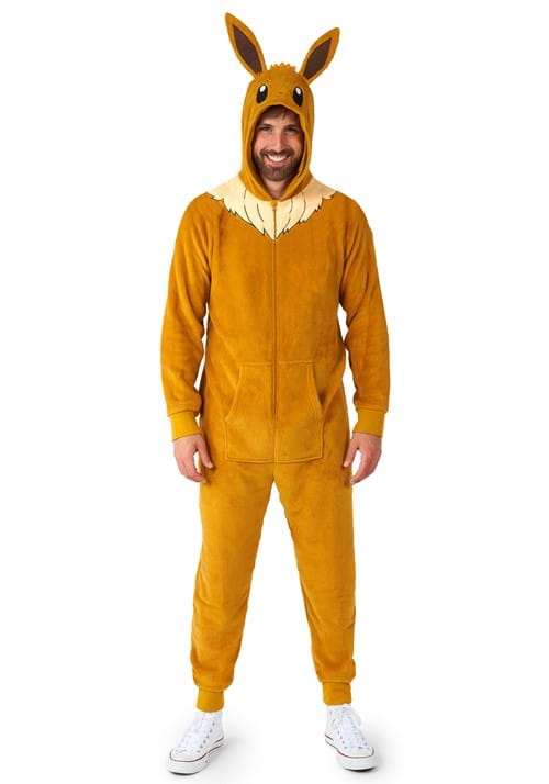 Pokémon Eevee Costume Onesie for Adults - US 8724