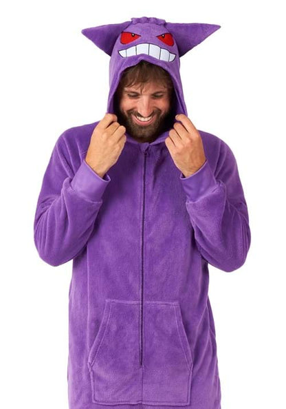 Pokémon Gengar Costume Onesie for Adults - US 5304