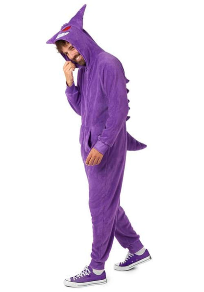 Pokémon Gengar Costume Onesie for Adults - US 5304