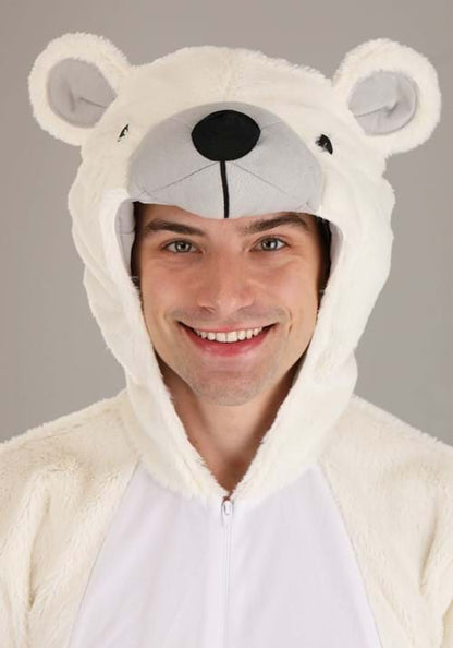 Polar Bear Costume Onesie for Adults - US 3757