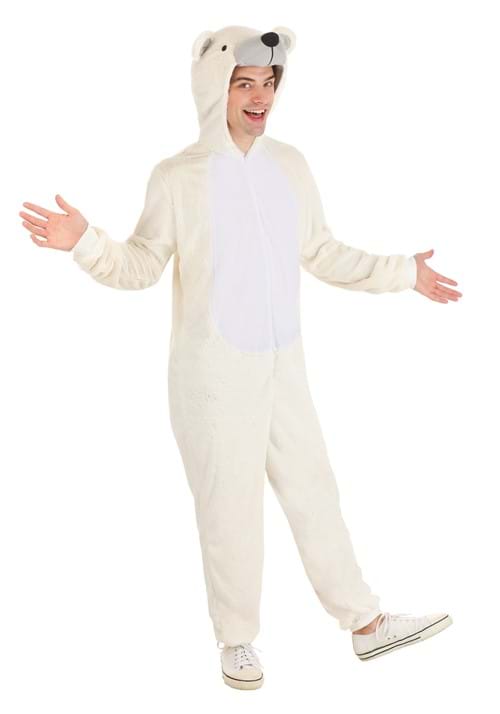 Polar Bear Costume Onesie for Adults - US 3757