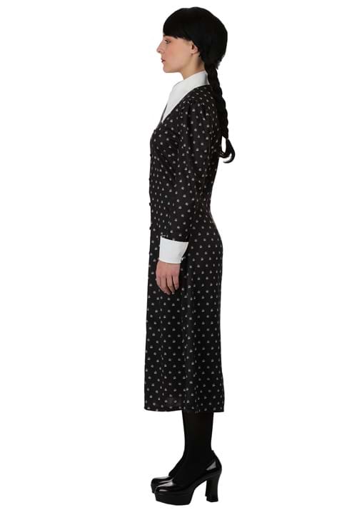 Women's Wednesday Addams Polka Dot Costume Dress - US 4741