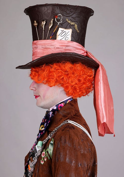 Adult Premium Live Action Disney Mad Hatter Costume - US 1972