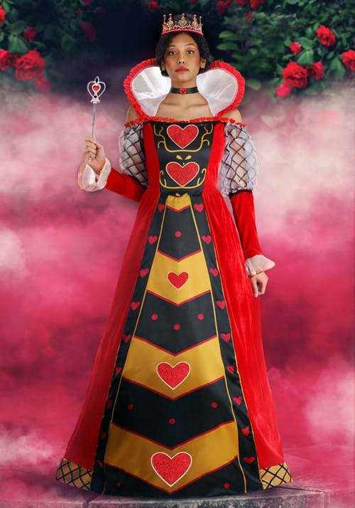 Premium Queen of Hearts Costume for Women - US 6821